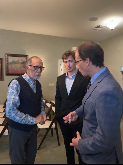 Max meeting with local business owners